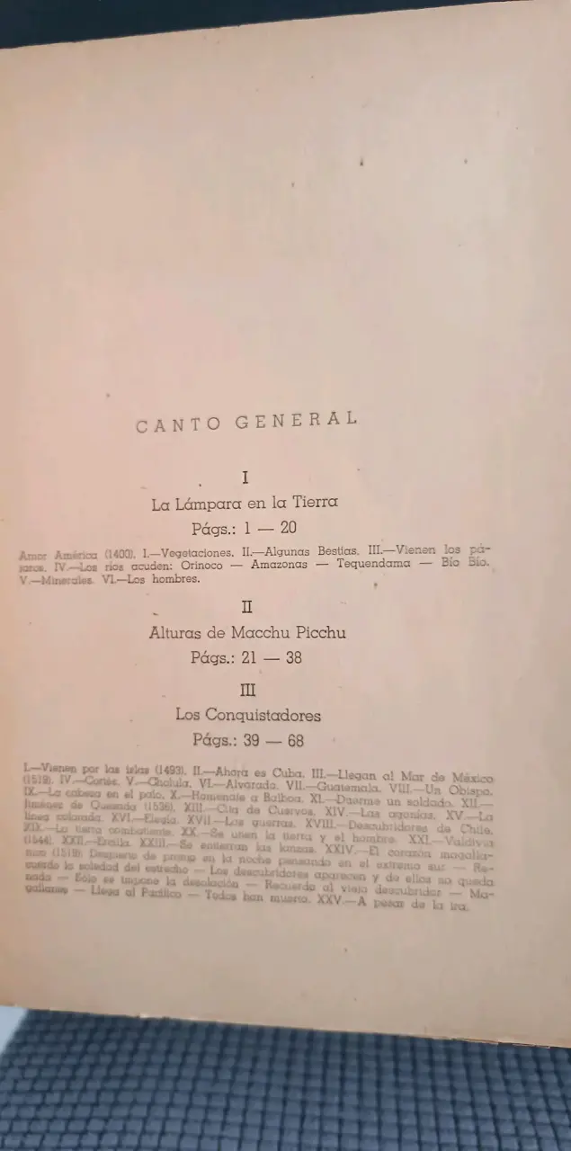 Canto General de Pablo Neruda 1950 - 4