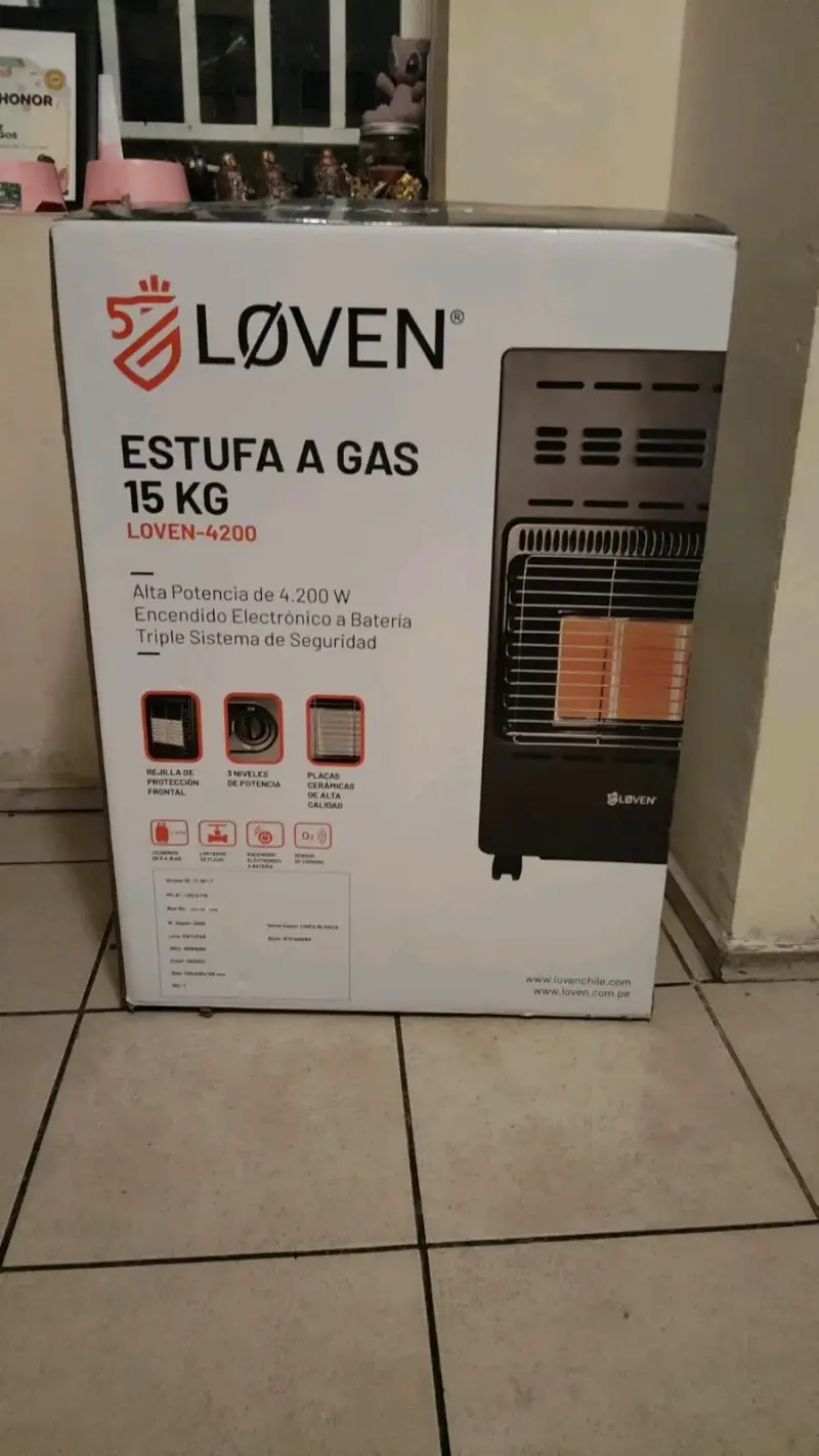 Estufa a gas Løven 4200 15 kg