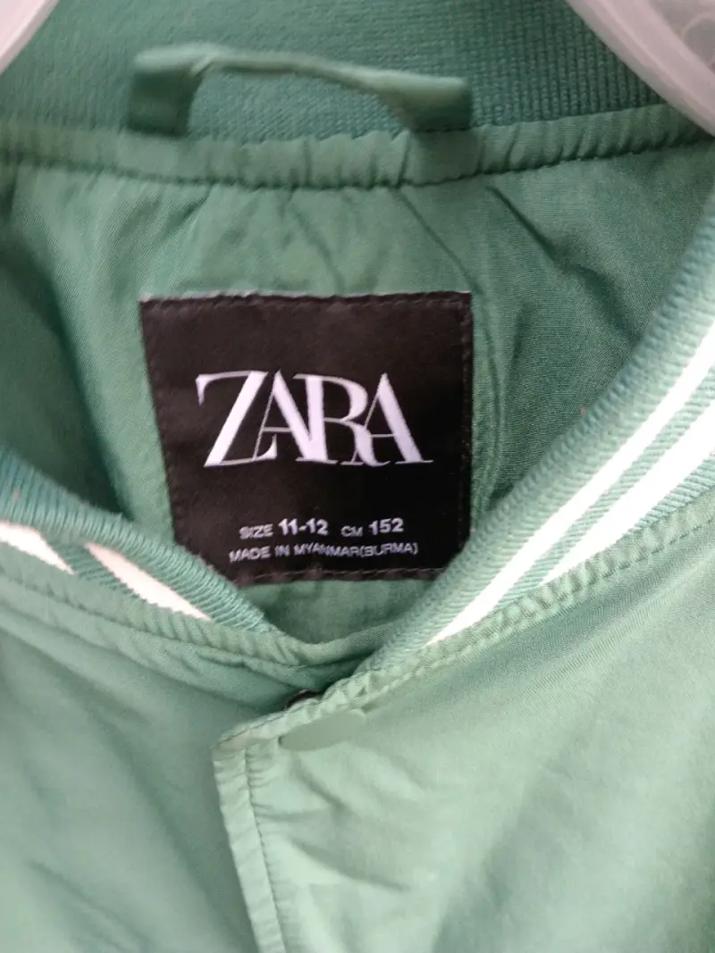 Chaqueta verde Zara para niño talla 11-12 - 1