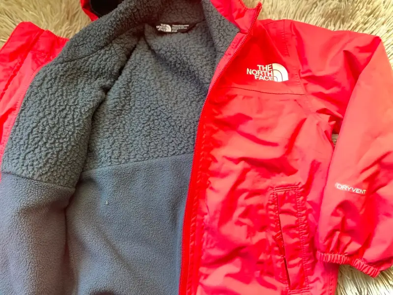 Chaqueta impermeable roja The North Face NIÑA - 2