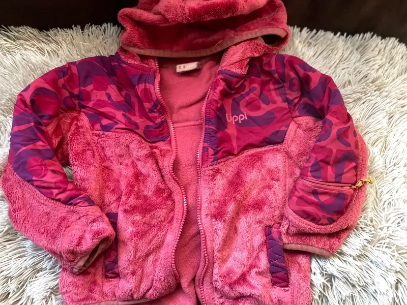 Chaqueta polar infantil lippi rosa - 1