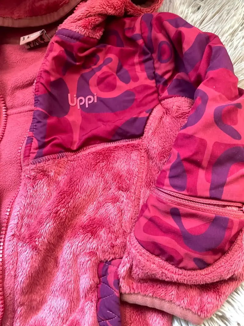Chaqueta polar infantil lippi rosa - 2