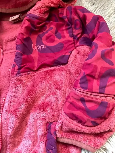Chaqueta polar infantil lippi rosa - miniatura 2