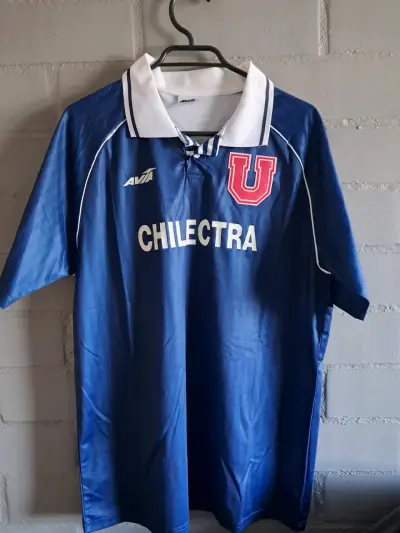 Camiseta Universidad de Chile retro azul - miniatura 1