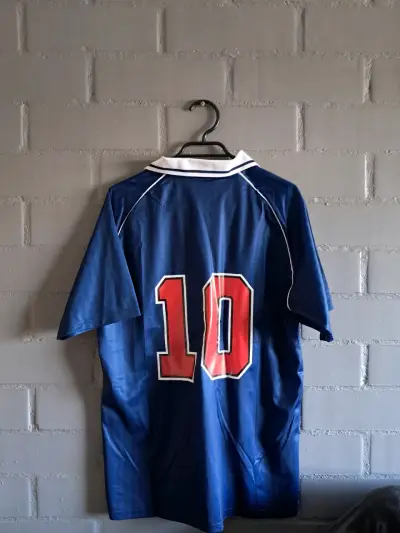 Camiseta Universidad de Chile retro azul - miniatura 2