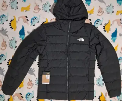 Chaqueta negra The North Face con capucha - miniatura 1