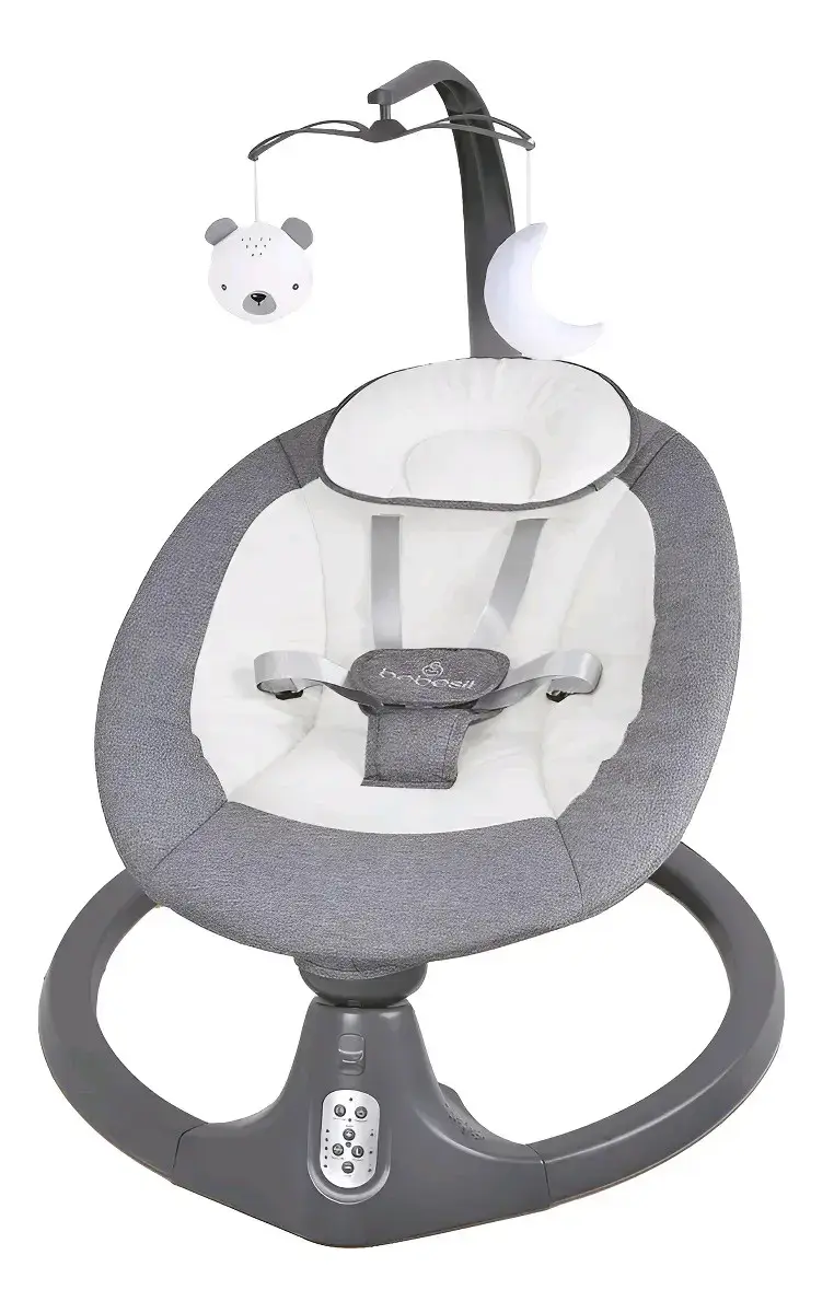 Silla nido mecedora para bebé con móvil Bebesit - 1