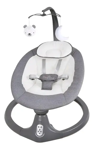 Silla nido mecedora para bebé con móvil Bebesit - miniatura 1