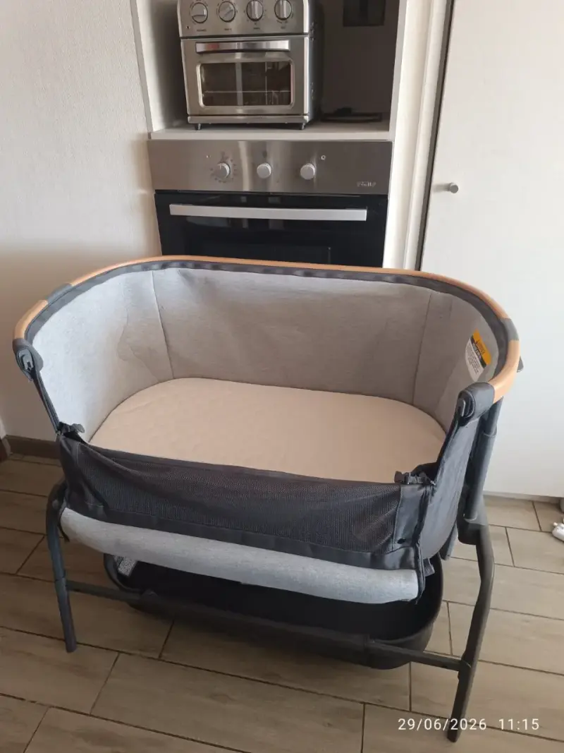 Cuna colecho Maxi-Cosi gris ajustable - 2