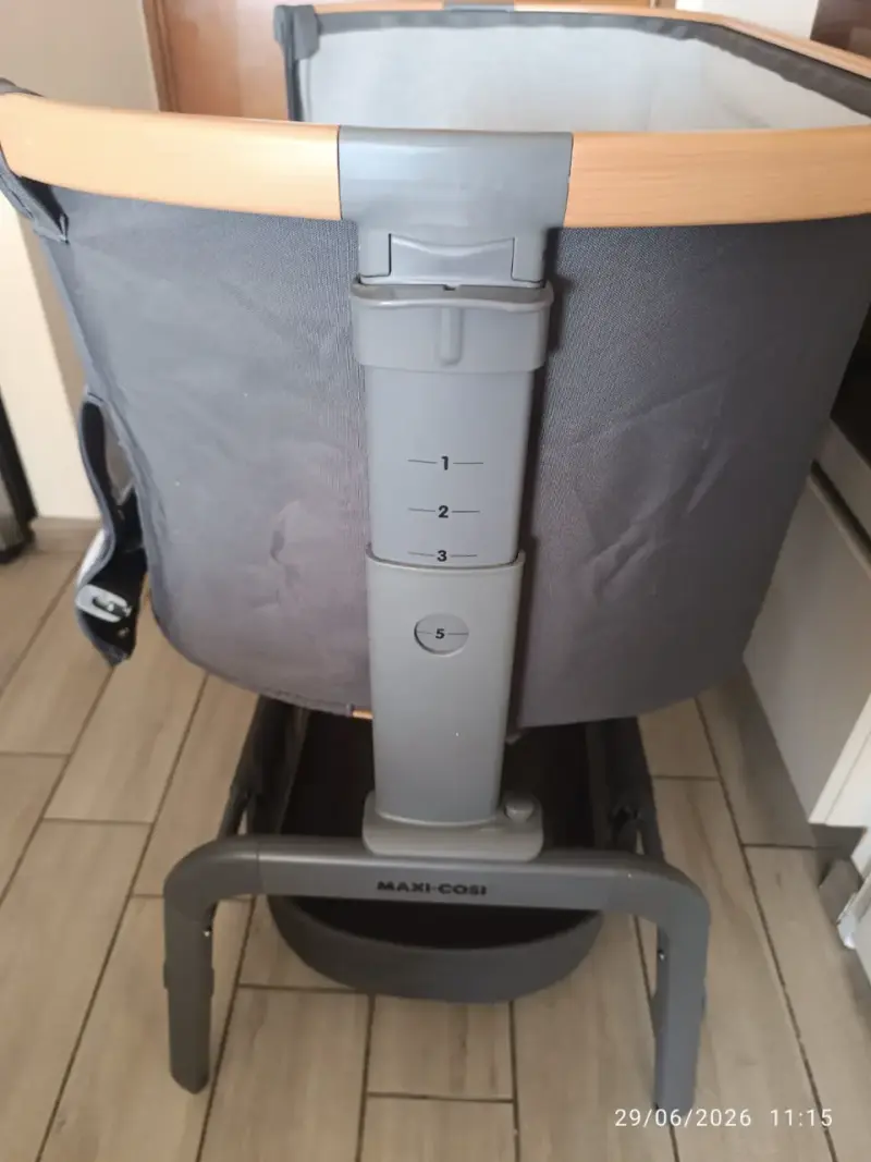Cuna colecho Maxi-Cosi gris ajustable - 3