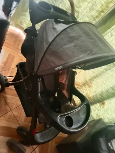 Coche Infanti Travel System Pompeya Gris - miniatura 3
