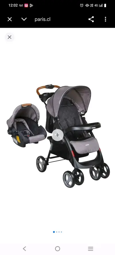 Coche Infanti Travel System Pompeya Gris - miniatura 5