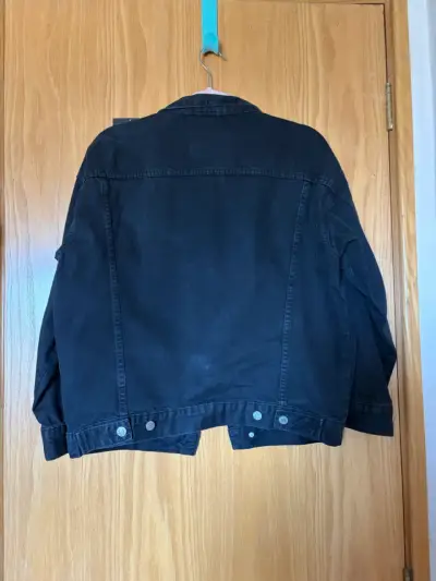 Chaqueta de mezclilla negra H&M - miniatura 2