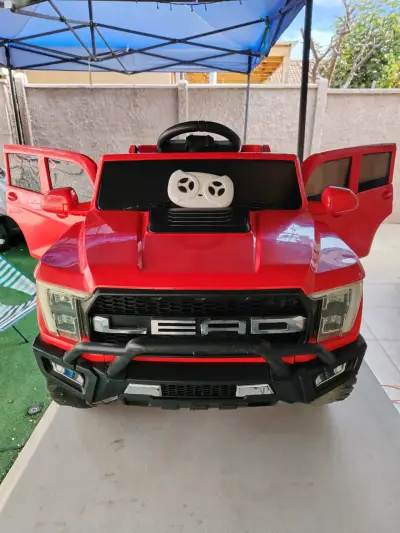 Camioneta eléctrica para niños LEAD roja - miniatura 1