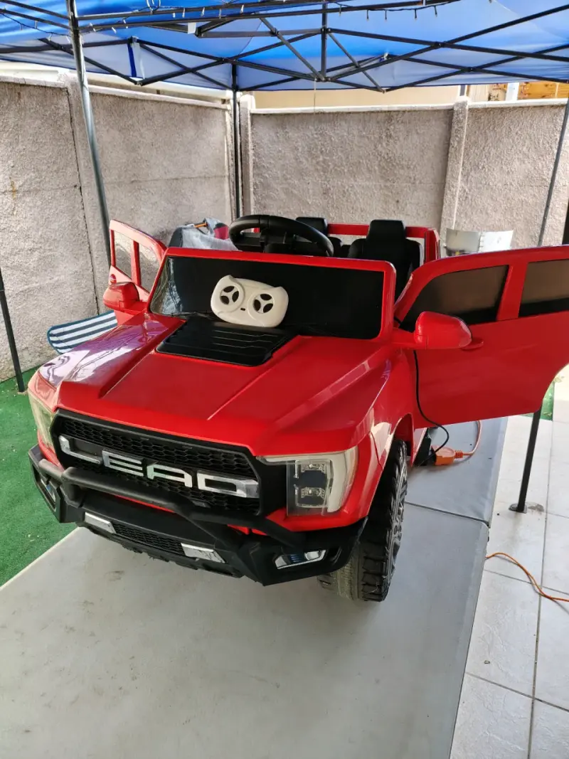 Camioneta eléctrica para niños LEAD roja - 3