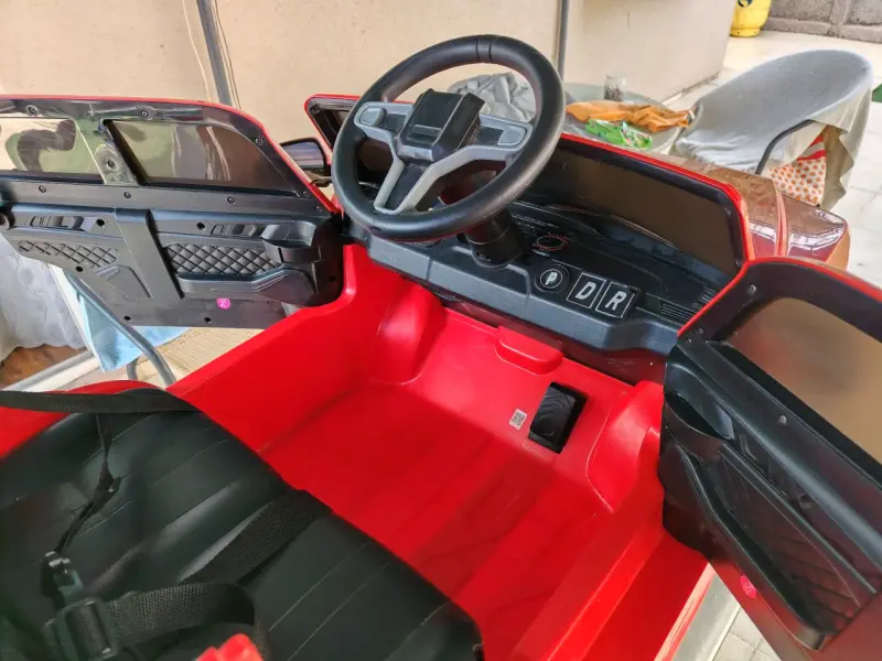 Camioneta eléctrica para niños LEAD roja - 4