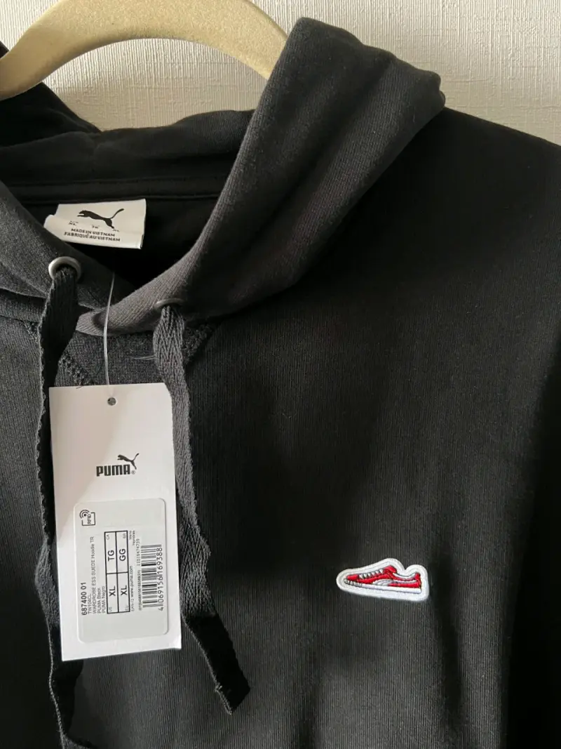 Polerón negro Puma con capucha - 2
