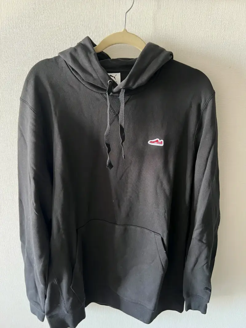 Polerón negro Puma con capucha - 3