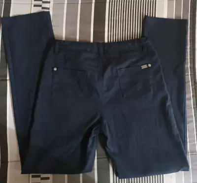 Pantalón de colegio azul marino para niña - miniatura 1