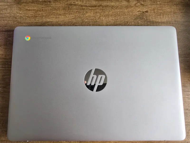 HP Chromebook portátil plateado - 1