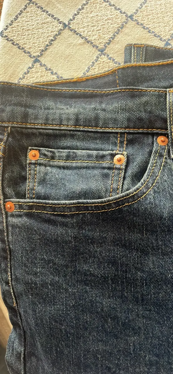 Jeans Levi 505 mezclilla azul nuevo 33/32 - 1