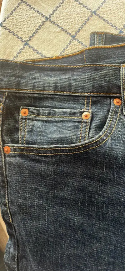 Jeans Levi 505  mezclilla azul nuevo 33/32 - miniatura 1