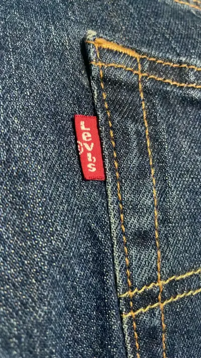 Jeans Levi 505  mezclilla azul nuevo 33/32 - miniatura 6