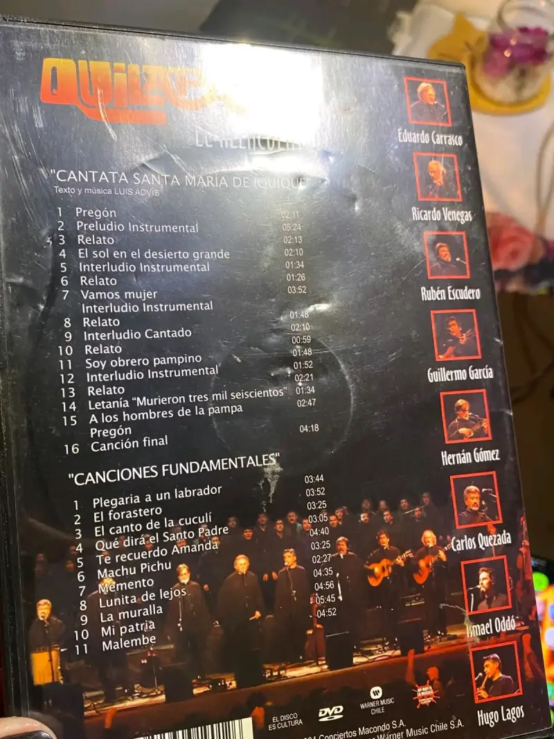 CD + DVD Quilapayún Cantata Santa María de Iquique - 3