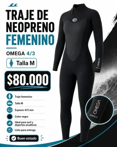 Traje de neopreno femenino Omega 4/3 - miniatura 1