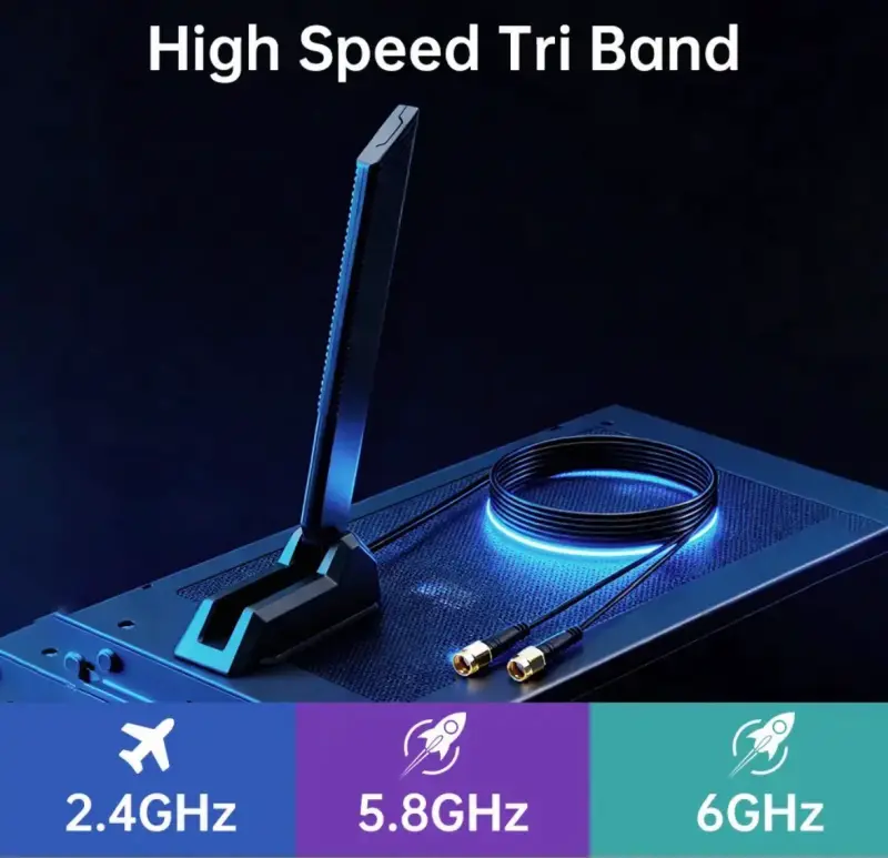 Antena WiFi de alta ganancia con cable - 1