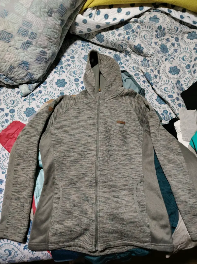 Chaqueta Lippi deportiva gris con capucha - 1