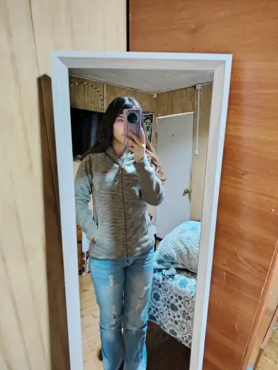 Chaqueta Lippi deportiva gris con capucha - miniatura 2