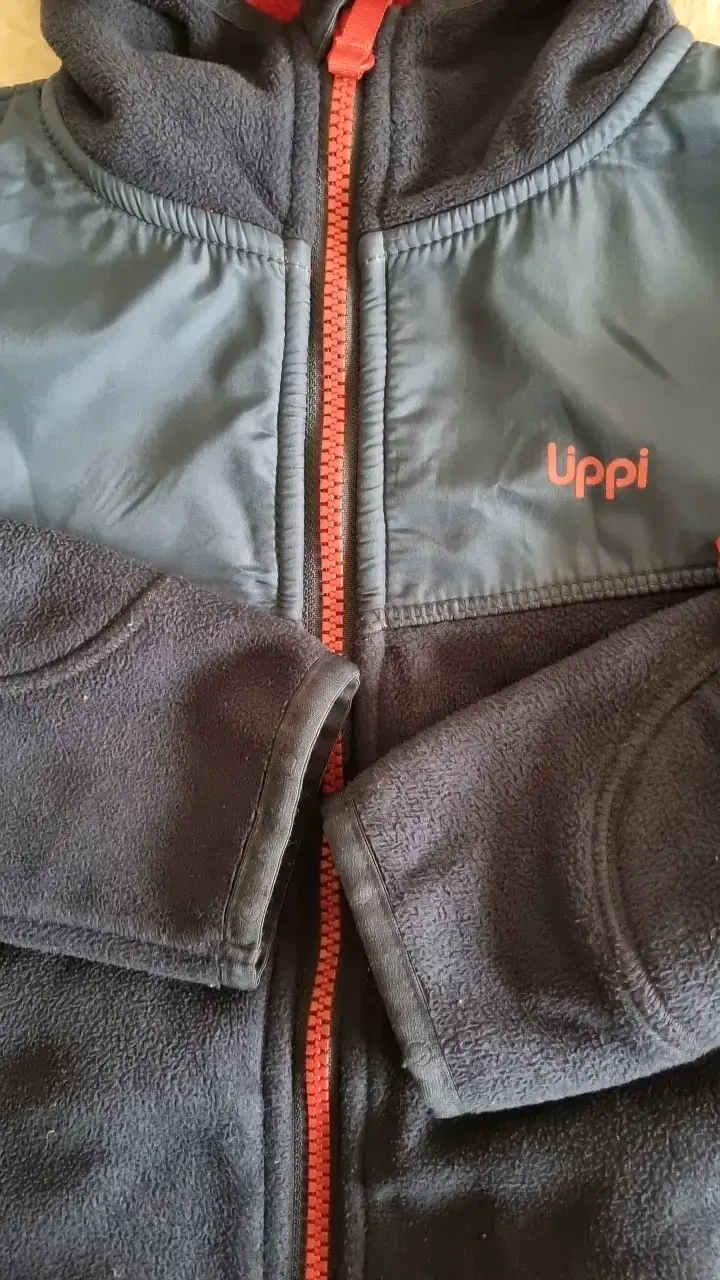 Chaqueta polar infantil Lippi azul con capucha - 2