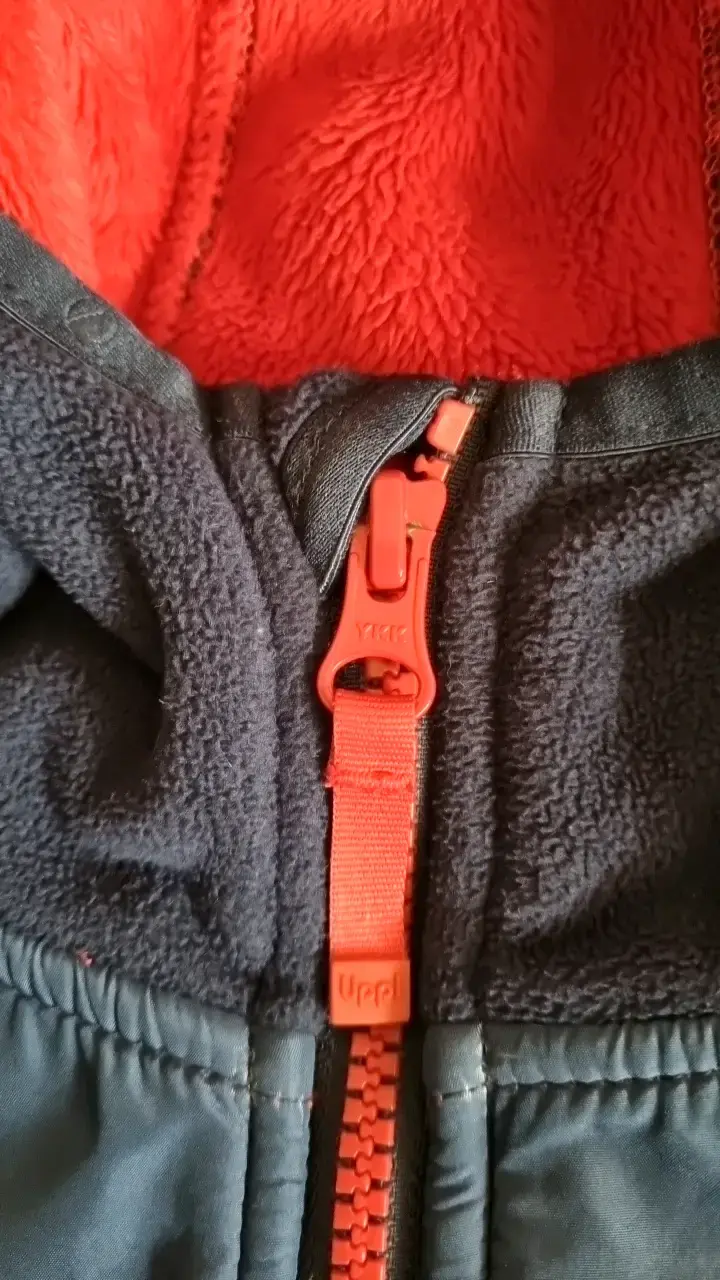 Chaqueta polar infantil Lippi azul con capucha - 6