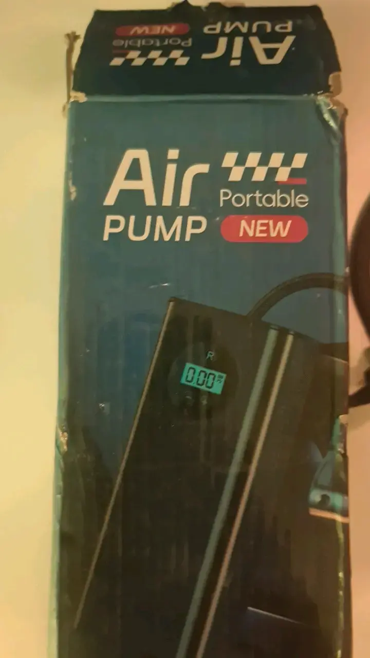 Bomba de aire portátil con pantalla digital - 3