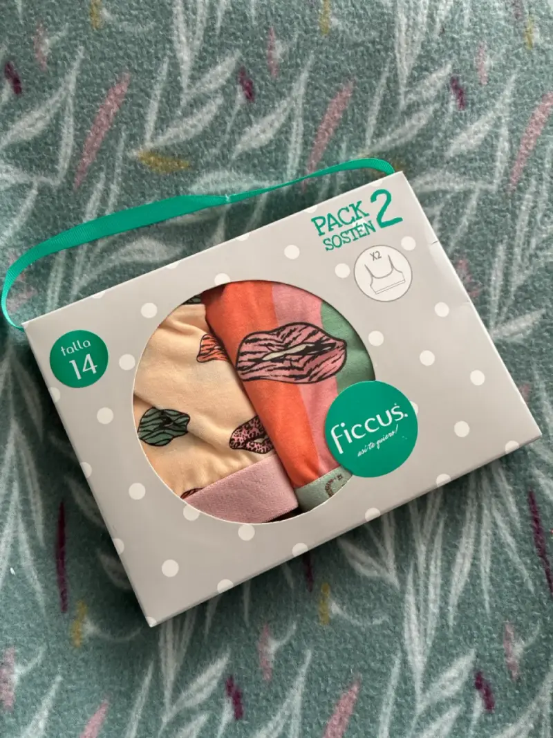 Pack de 2 sostenes Ficcus talla 14 - 1
