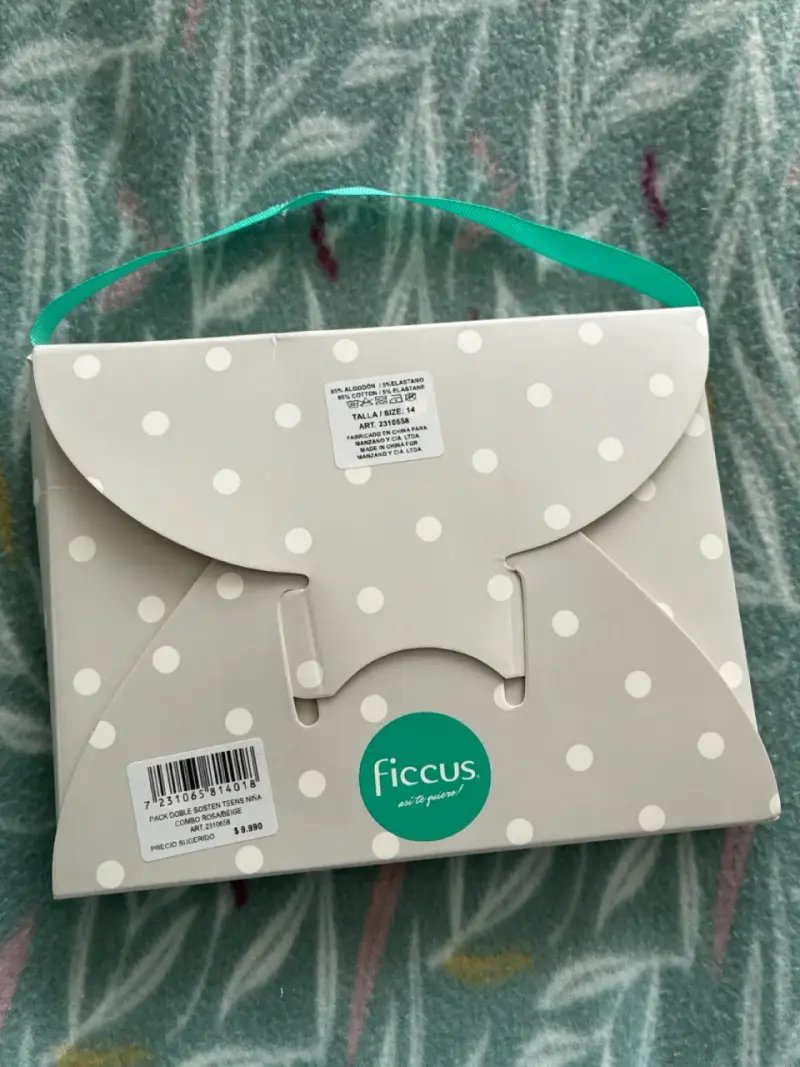 Pack de 2 sostenes Ficcus talla 14 - 4
