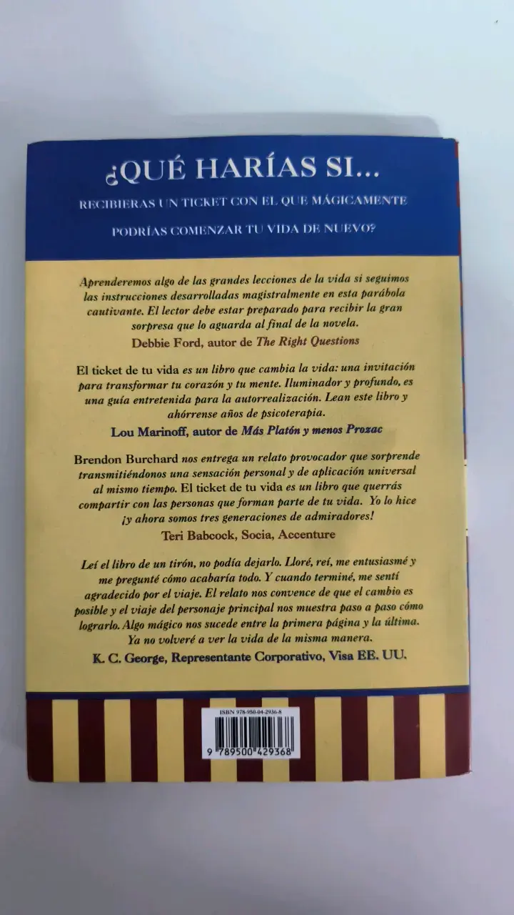 Libro 'El Ticket de Tu Vida' de Brendon Burchard - 2