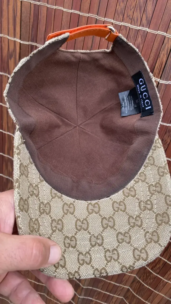 Gorra The North Face Gucci beige bordada - 3