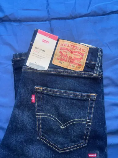 Jeans Levi's 511 Slim Stretch Azul - miniatura 2