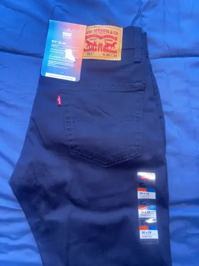 Jeans Levi's 511 Slim Stretch Azul - miniatura 1