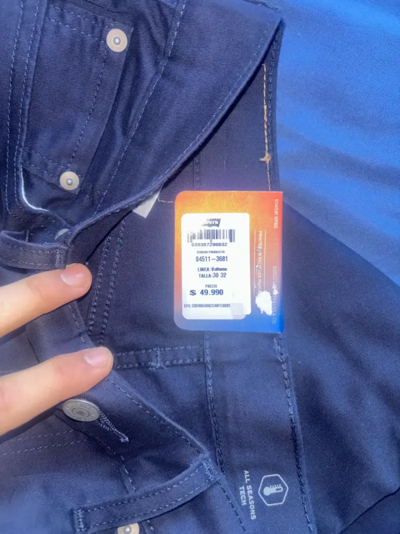 Jeans Levi's 511 Slim Stretch Azul - 2