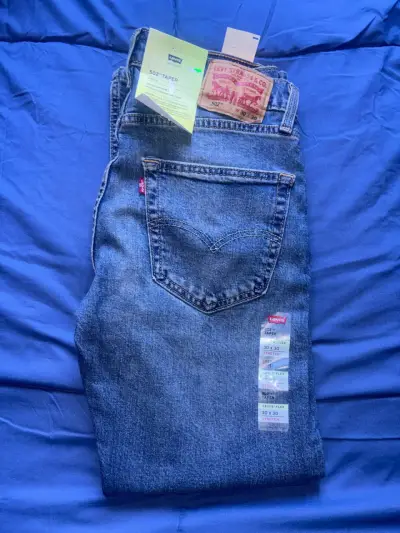Jeans Levi's 502 Taper Stretch Azul - miniatura 1