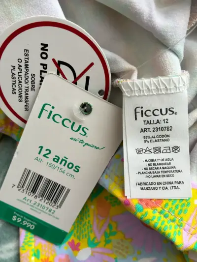 Leggins floral Ficcus para niña 12 años - miniatura 3