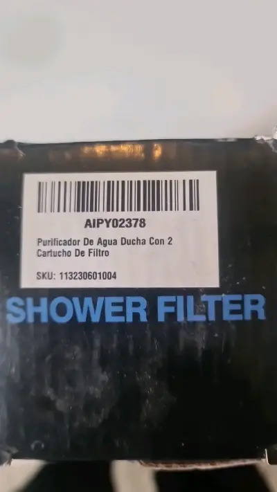 Purificador de agua para ducha con filtros - miniatura 1