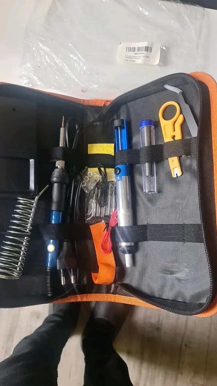 Kit cautín soldador 60W temperatura regulable - 2