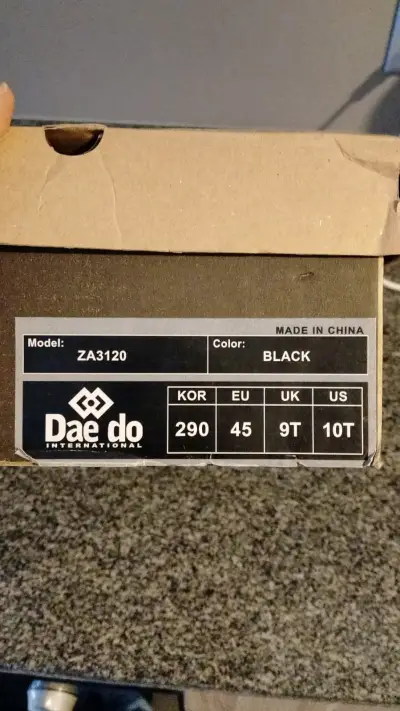 Zapatillas deportivas Daedo blancas y negras - miniatura 4