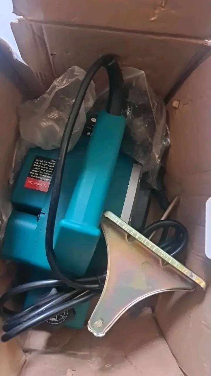Cepillo Eléctrico Carpintería 750W Azul - 3