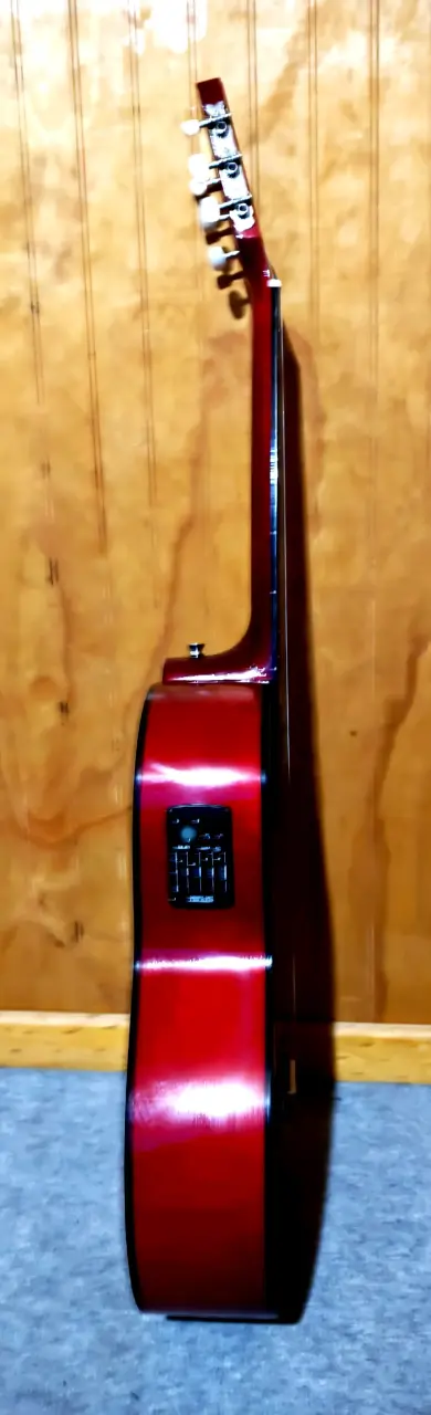 Guitarra clásica Freeman con diseño floral - 4