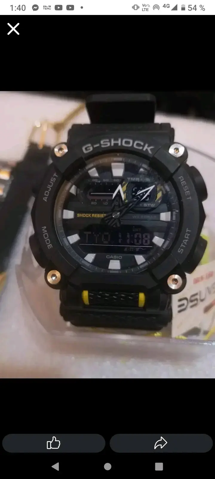 Reloj deportivo digital Ganse resistente al agua - 2
